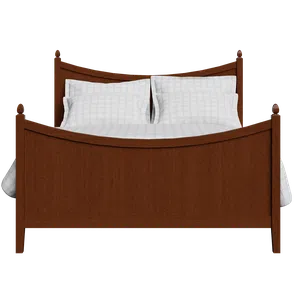 Blake cama de madera pintada en dark cherry - Thumbnail