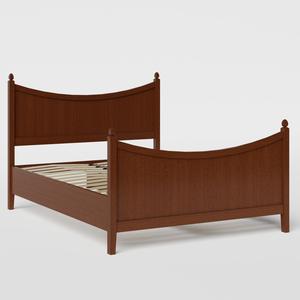Blake wood bed in dark cherry - Thumbnail