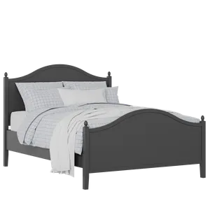 Brady painted wood bed in black with Juno mattress - Thumbnail