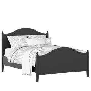 Brady painted wood bed in black with Juno mattress - Thumbnail