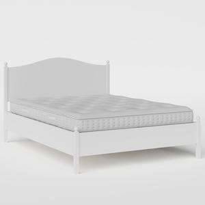 Brady Painted cama de madera pintada en blanco con colchón - Thumbnail