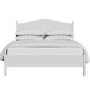 Brady Painted cama de madera pintada en blanco - Thumbnail