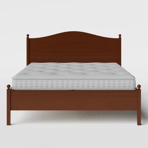 Brady houten bed in dark cherry met matras - Thumbnail