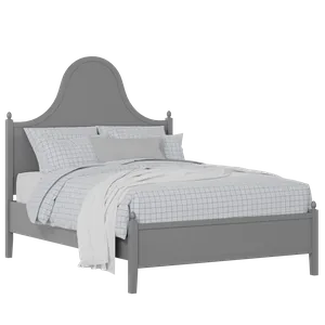Bryce painted wood bed in grey with Juno mattress - Thumbnail