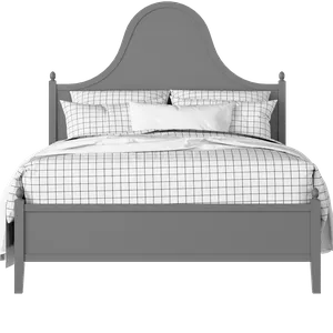 Bryce painted wood bed in grey with Juno mattress - Thumbnail