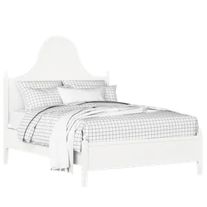 Bryce painted wood bed in white with Juno mattress - Thumbnail