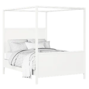 Byron painted wood bed in white with Juno mattress - Thumbnail