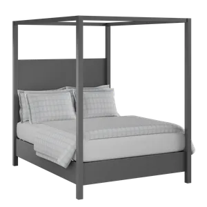 Churchill Painted painted wood bed in grey with Juno mattress - Thumbnail