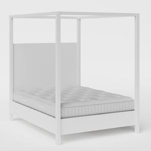 Churchill Painted painted wood bed in white with Juno mattress - Thumbnail