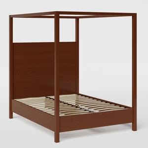 Churchill wood bed in dark cherry - Thumbnail