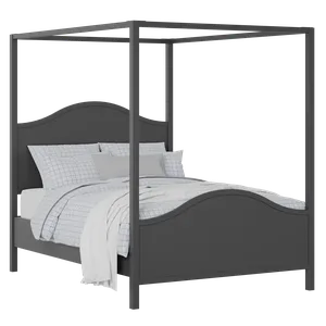 Coleridge painted wood bed in black with Juno mattress - Thumbnail