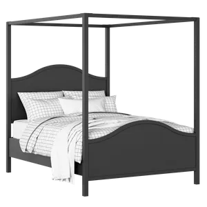 Coleridge painted wood bed in black with Juno mattress - Thumbnail