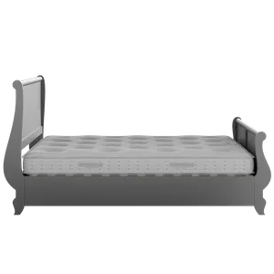 Elliot Painted painted wood bed in grey with Juno mattress - Thumbnail