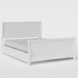 Elliot Painted painted wood bed in white with Juno mattress - Thumbnail