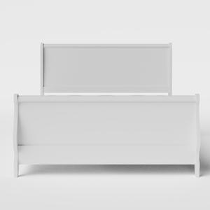 Elliot Painted painted wood bed in white with Juno mattress - Thumbnail