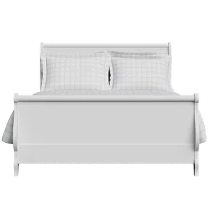 Elliot Painted painted wood bed in white - Thumbnail