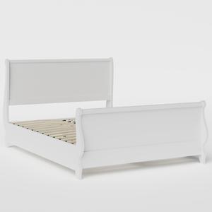 Elliot Painted painted wood bed in white - Thumbnail