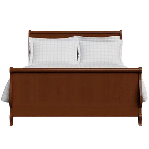 Elliot wood bed in dark cherry - Thumbnail