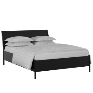 Hunt Painted painted wood bed in black with Juno mattress - Thumbnail