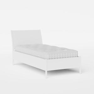 Hunt Painted lit simple en bois peint en blanc avec matelas - Thumbnail