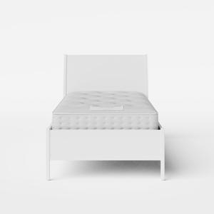 Hunt Painted lit simple en bois peint en blanc avec matelas - Thumbnail
