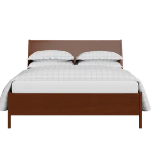 Hunt wood bed in dark cherry - Thumbnail