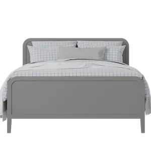 Keats Painted painted wood bed in grey with Juno mattress - Thumbnail