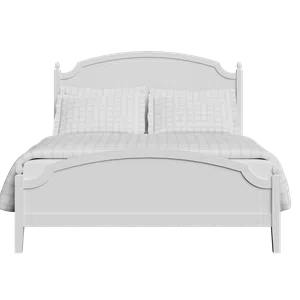 Kipling Low Footend Painted painted wood bed in white - Thumbnail