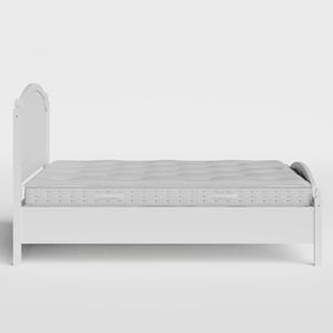 Kipling Low Footend Painted painted wood bed in white with Juno mattress - Thumbnail