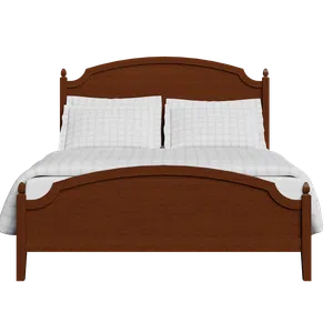 Kipling Low Footend cama de madera pintada en dark cherry - Thumbnail