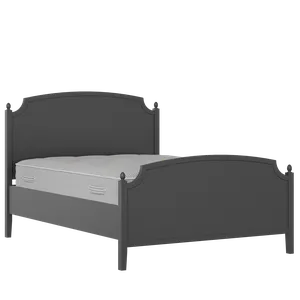 Kipling Painted painted wood bed in black with Juno mattress - Thumbnail