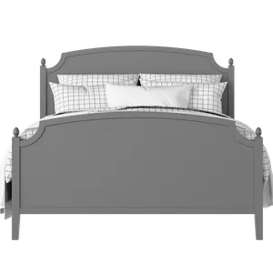 Kipling Painted painted wood bed in grey with Juno mattress - Thumbnail