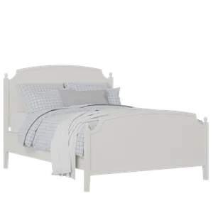 Kipling painted wood bed in white with Juno mattress - Thumbnail