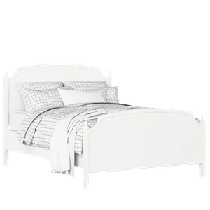 Kipling painted wood bed in white with Juno mattress - Thumbnail