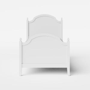 Kipling Painted lit simple en bois peint en blanc avec matelas - Thumbnail