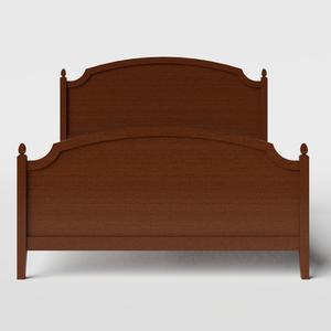 Kipling wood bed in dark cherry with Juno mattress - Thumbnail