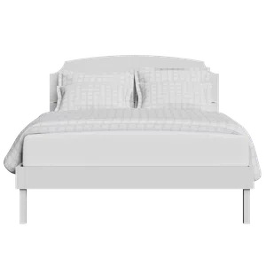 Kobe Painted painted wood bed in white - Thumbnail