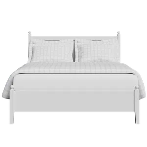 Marbella Low Footend Painted painted wood bed in white - Thumbnail