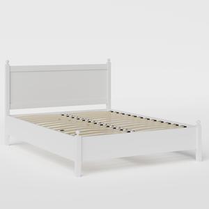 Marbella Low Footend Painted painted wood bed in white - Thumbnail