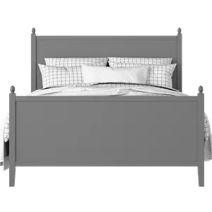 Marbella Painted painted wood bed in grey with Juno mattress - Thumbnail