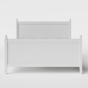 Marbella Painted cama de madera pintada en blanco con colchón - Thumbnail