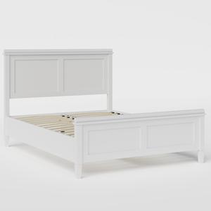 Nocturne Painted cama de madera pintada en blanco - Thumbnail