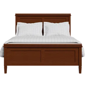 Nocturne houten bed in dark cherry - Thumbnail