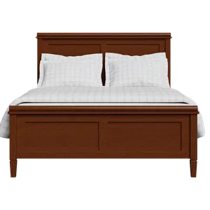 Nocturne cama de madera pintada en dark cherry - Thumbnail