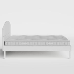 Okawa Painted painted wood bed in white with Juno mattress - Thumbnail