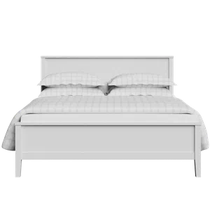 Ramsay Painted painted wood bed in white - Thumbnail