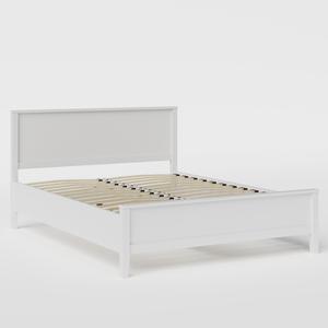 Ramsay Painted painted wood bed in white - Thumbnail