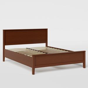 Ramsay wood bed in dark cherry - Thumbnail