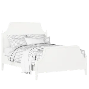 Ruskin painted wood bed in white with Juno mattress - Thumbnail