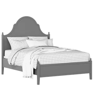 Tennyson painted wood bed in grey with Juno mattress - Thumbnail